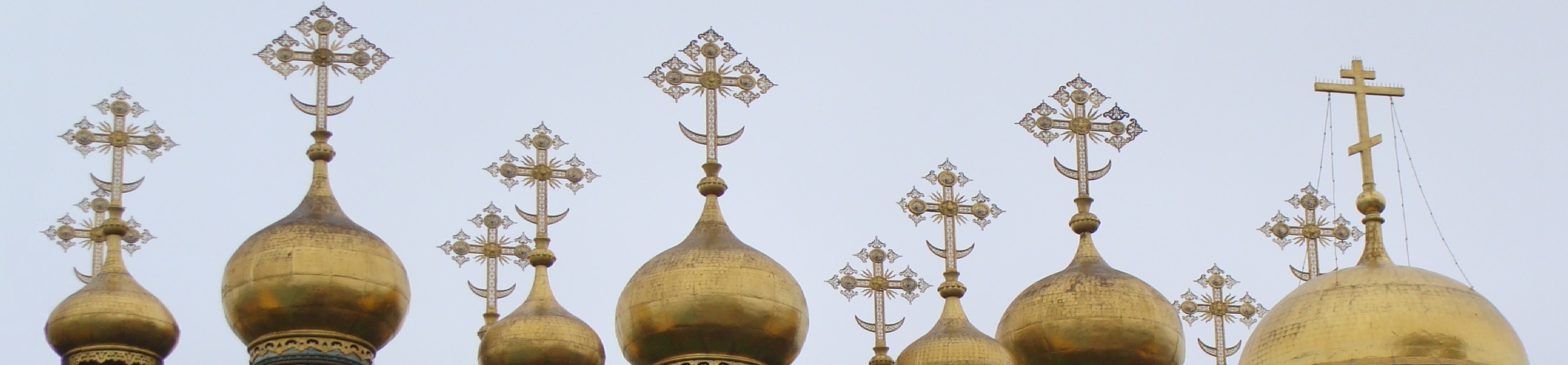 Les douze coupoles de l'église de la Nativit, au Kremlin de Moscou