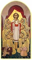 L'Enfant Jésus au milieu des docteurs 
(Eglise Orthodoxe Copte d'Egypte)